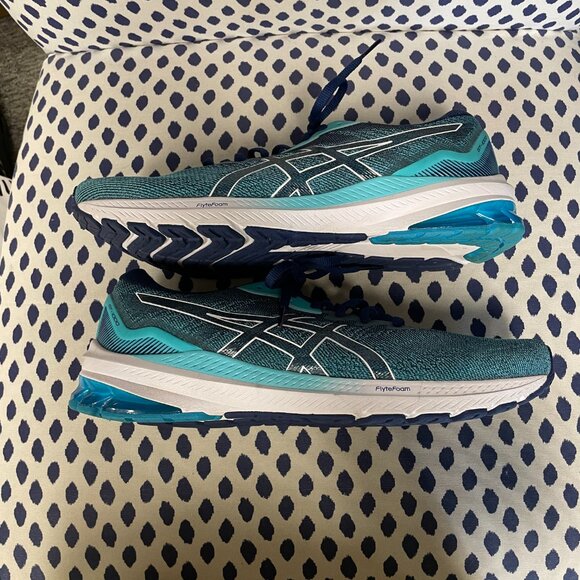 Asics Blue Shoes Size Mens 12 - Picture 7 of 7